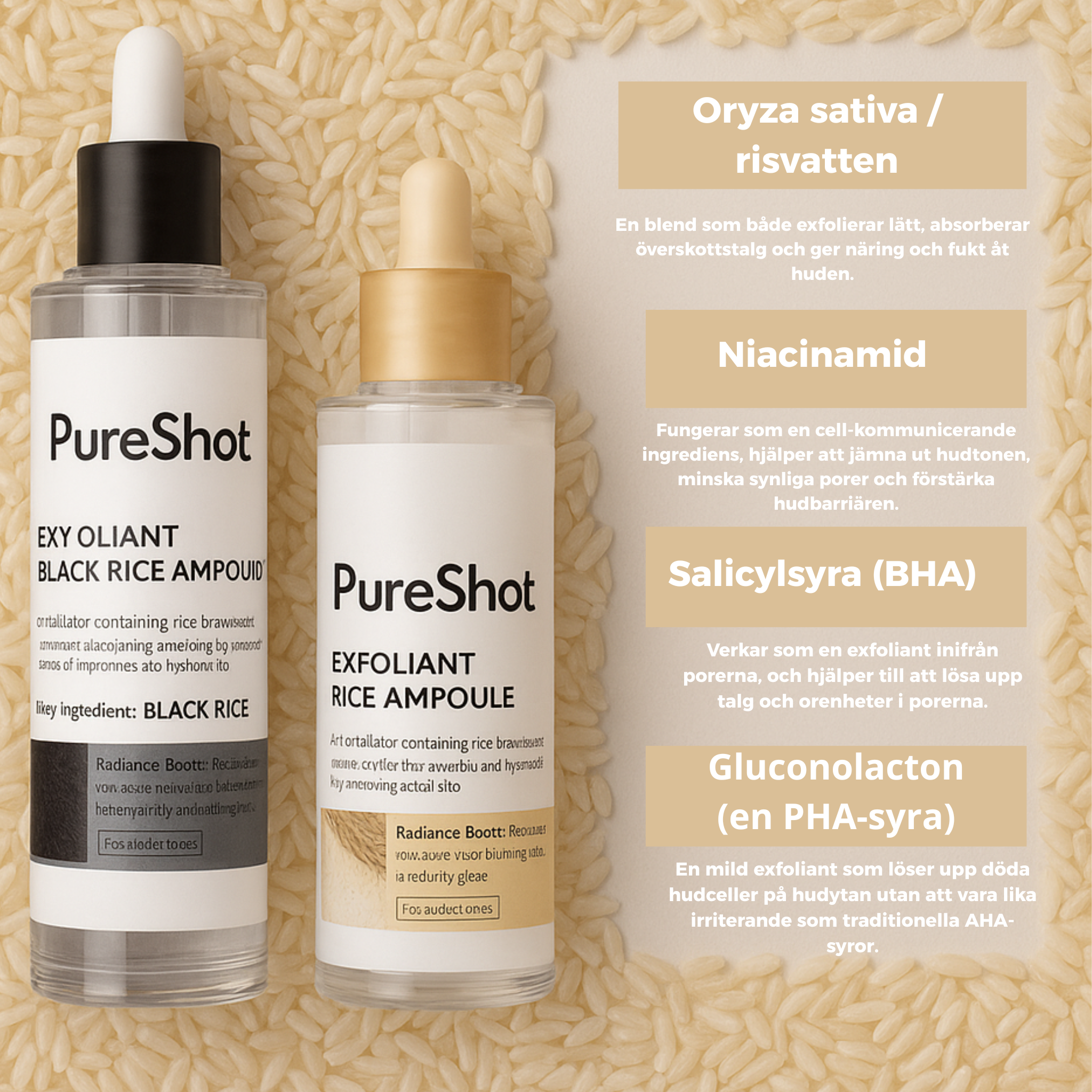 PureShot™ – Ansiktspeeling mot pormaskar & oren hud